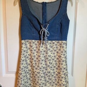Women's Jean Sunflower Dress